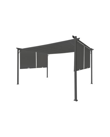 PERGOLA 290X290 C/TENDE LAT.160GSM GRIGIO