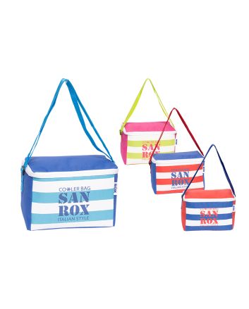 BORSA FRIGO 5.5L 3MM 23X15X16CM STRIPE 4ASS