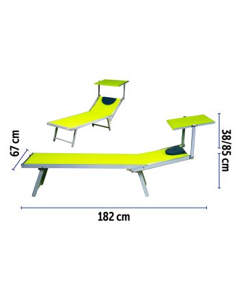 LET.MARE KING ALL/TXT 2X1 189X61X38 N.VERDE