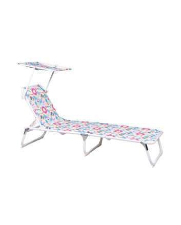 LETTINO PIEG. ALL. 189X60X28CM OXF SUMMER