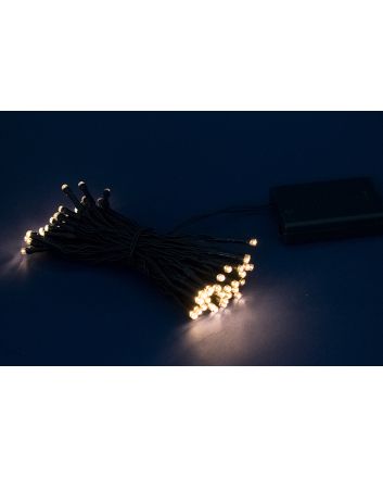 MINILED 60L A BATTERIA CALDO 6MT CAVO VERDE