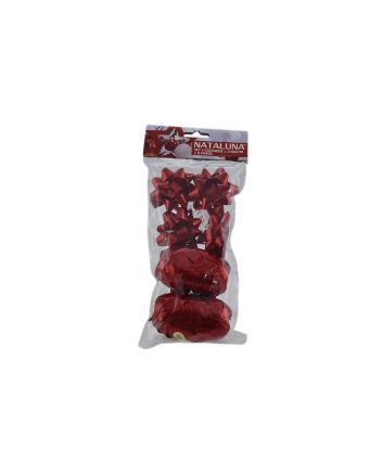 SET 4 COCCARDE+2 NASTRINI+6CARDS ROSSO SL7-01