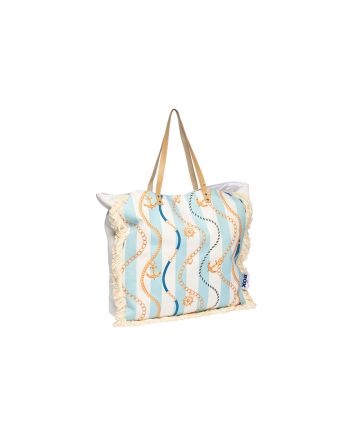 BORSA MARE FRANGE QUADRATA 50X50X15CM DEC.2