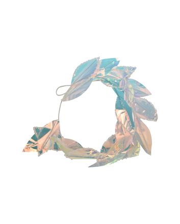 GHIRLANDA FOGLIE 150CM M.B16M-24145 IRIDESC.