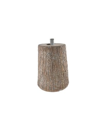 BASE TRONCO ALBERO DIA.27/34H.45,5CM CHIARO