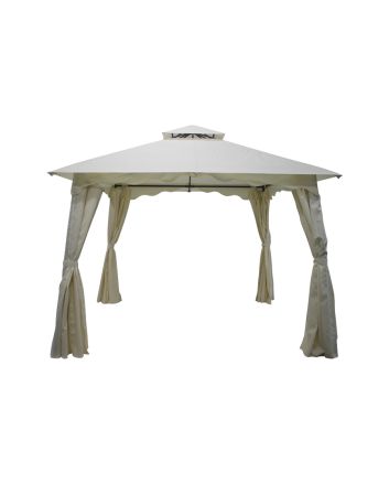 GAZEBO C/CAM. E TENDE 3X3X2.65 160GSM BEIGE