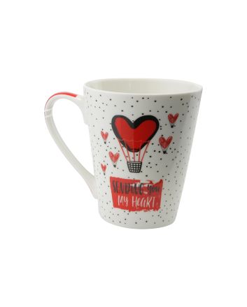 TAZZA BONE CHINA 310ML S.VAL.4