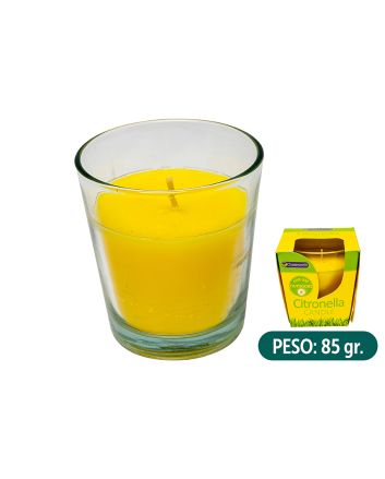 CANDELA ALLA CITRONELLA 85GR. 22 ORE