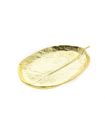 CENTROTAVOLA SAGOMATO 34.5X21.5X3CM ORO