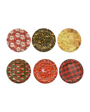 VASSOIO MELAMINA TONDO 28CM M.2828D 6ASS