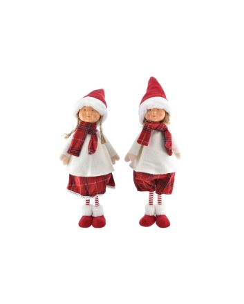 BOY&GIRL 31X18X90CM BIANCO/ROSSO