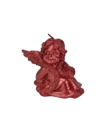 CANDELA ANGELO H.9CM M.059 ROSSO
