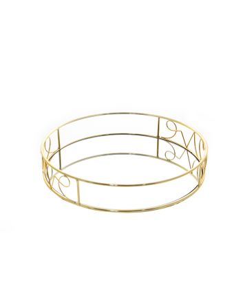 VASSOIO C/SPECCHIO 28X28X5CM MOD.128-042