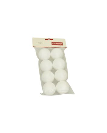 BUSTA 8PZ SFERA DECOUPAGE 4,5CM