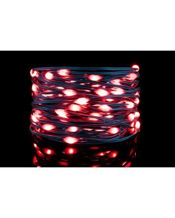 40LED WAT/PRO.8F+TIMER BATT.C.VER.4MT ROSSO