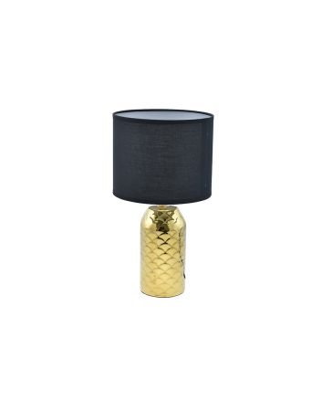 LAMPADA 18X33.5CM M.2571 40W ORO/NERO