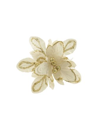 FIORE MOD.21-673 D.23CM CREMA/GLIT.ORO