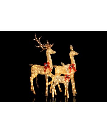 SET 3 RENNE 91+137+152CM 360LED IP65 U/EST.