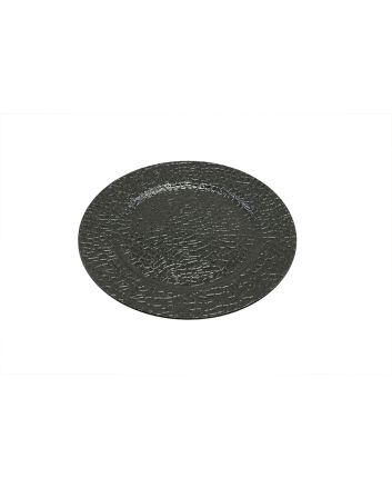 SOTTOPIATTO DECORATO D.33CM M.23FS023 NERO