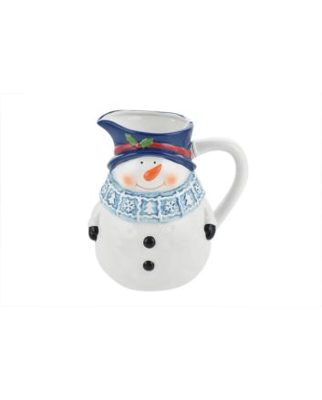 CARAFFA SNOWMAN 18,5X14X20 M.618 BIANCO/AZZ