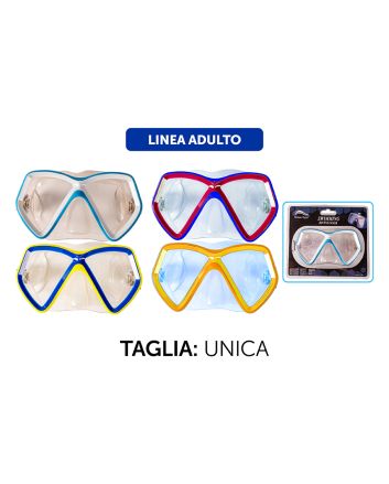 MASCHERA SNORKELING M.937 4ASS