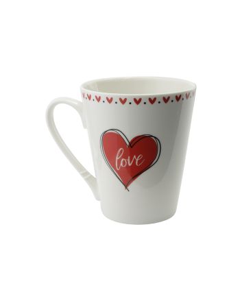 TAZZA BONE CHINA 310ML S.VAL.12