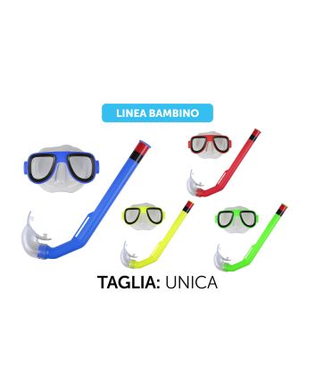 SET MASCHERA+BOCCAGLIO BAM M.325 4ASS R.G.B.V