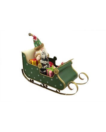 SLITTA C/DEC. NATALIZIEE 41X16X30 CM MOD.-163