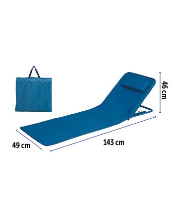 BEACH MAT 145X47X41 OXF BLU