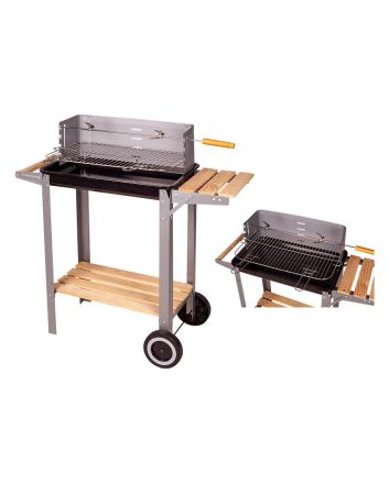 BBQ RETT.CON RIP.IN LEGNO 84X44,5X86CM