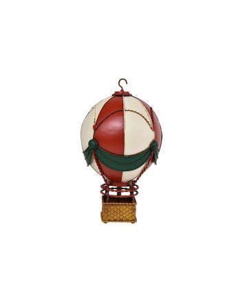 MONGOLFIERA 17X17X30 M.3256 ROSSO/BIA/VERDE