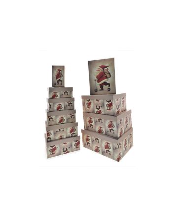 SCATOLA CARTONE 10PZ DA 16,5 A 7,7CM DEC.A