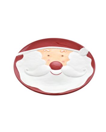 PIATTO BABBO NAT. 23.4X23.4X2.8  ROSSO