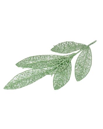 RAMO FOGLIE 26CM M.450G TIFFANY GLITT.