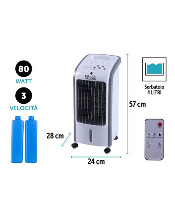 NEBULIZZATORE AD ARIA 4L.80W C/TELECOMA.PD24