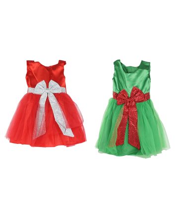 ABITO C/FIOCCO PER BAMBINA 6-8ANNI M.195 2ASS