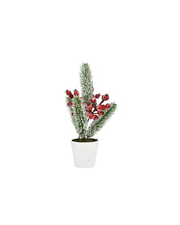 PIANTINA C/BACCHE 30CM M.654-30 ROSSO