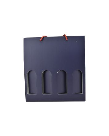 BUSTA P/4BOTT.300G 33,5X8,5X35,5CM M.016 BLU