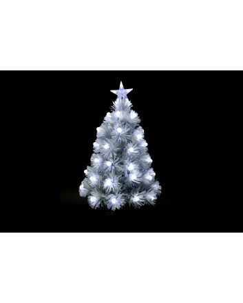 ALBERO BIA.60CM 50T.55LED BIA.B.TRONCO SFERE