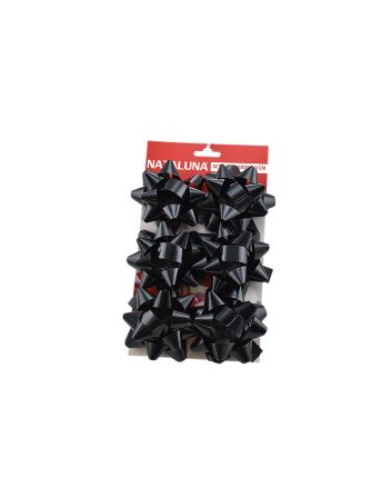 BLISTER 6 COCCARDE D.9CM NERO SL2-17