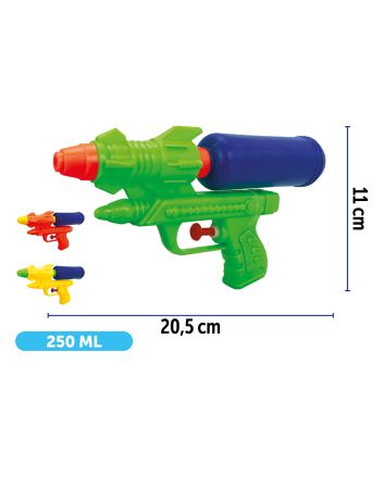 PISTOLA AD ACQUA 20,5X11CM 250ML M.9072 3ASS
