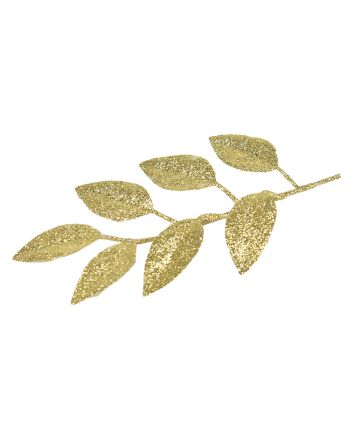 RAMO FOGLIE 22CM M.460G ORO GLITT.