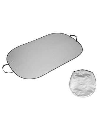 PARASOLE AUTO IN TELA ARGENTATA 140X80CM M.3