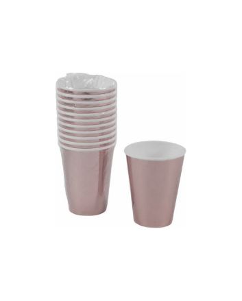 SET 12 BICCHIERI 266ML ROSEGOLD