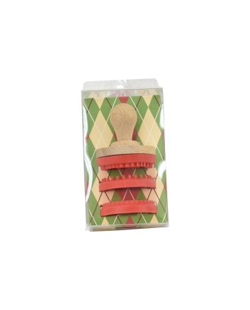 SET 2 FORME BISCOTTI 6X5CM/5X5CM M.816R ROSSO