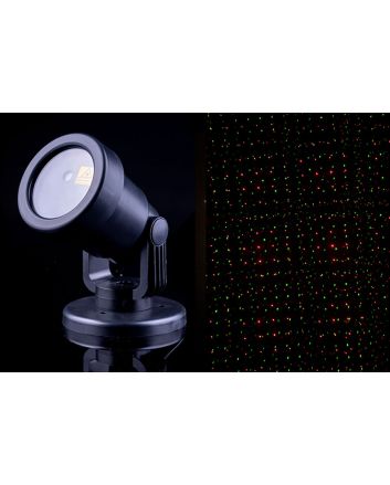 PROIETT.LASER 40CM PUNTI R/G IP44 U.EST.