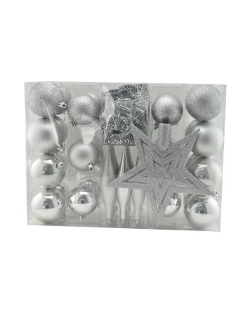 BOX MISTO 42PZ LUCIDO/MATTO ARGENTO