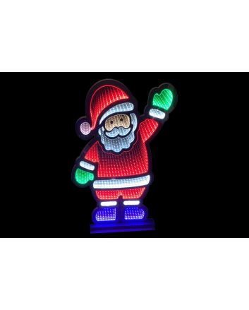 BABBO NATALE INFINITY LIGHT H.74CM C/TRASF.