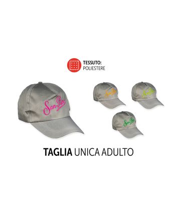 BERRETTO SAN ROX CUCITO 4ASS GRIGIO