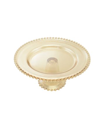 ALAZATINA VETRO H.12.2CM DIA.21.5CM AMBRA